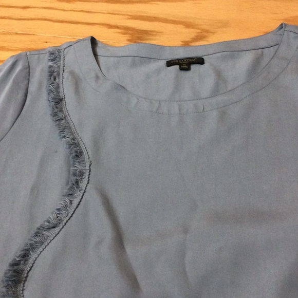 1X For Cynthia smoky blue diagonal top - Picture 9 of 16